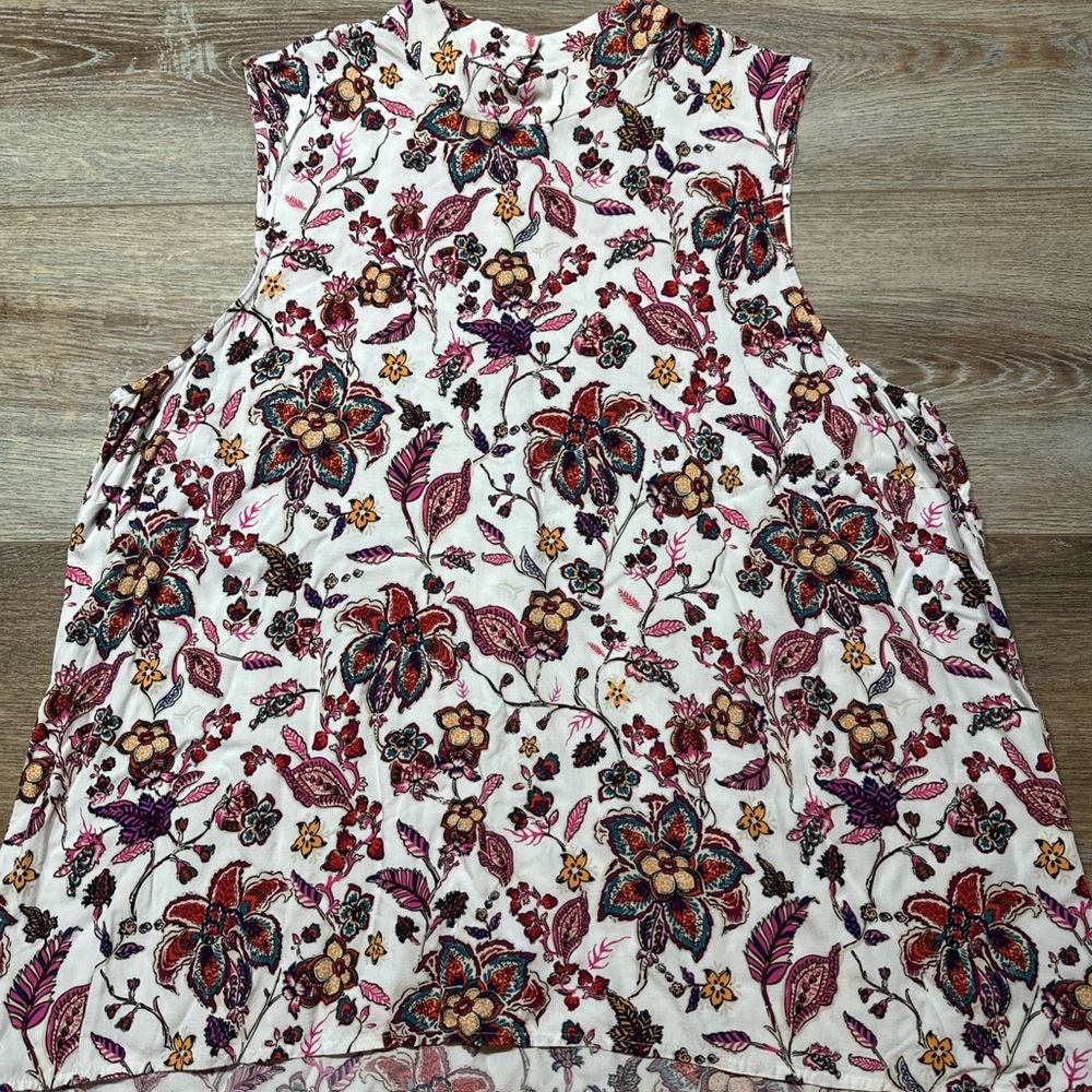 J. Jill Multicolor Floral Blouse